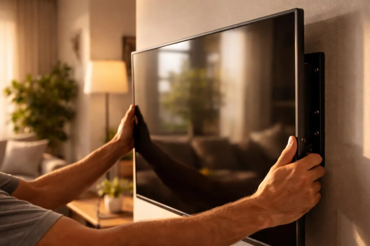 How to Install a TV on Drywall With Wooden Studs