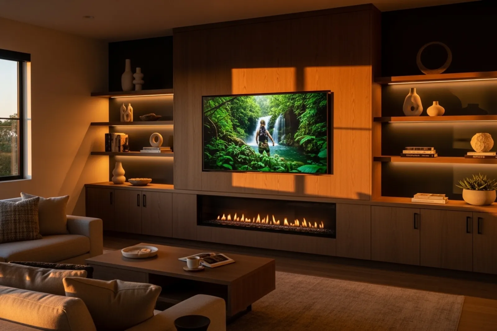 Built-In Media Walls: Hiding Cables, Consoles, and Clutter in Your Living Room