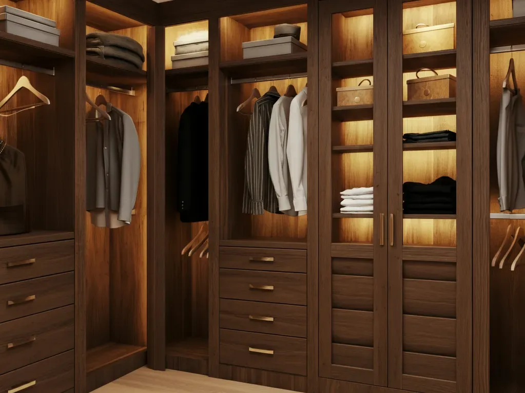 Closet custom cabinets